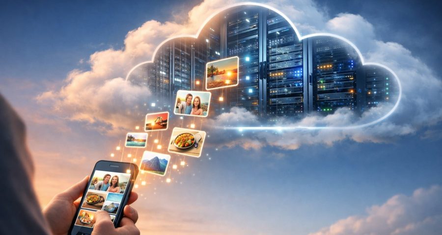 O que é a nuvem e onde ficam suas fotos de verdade