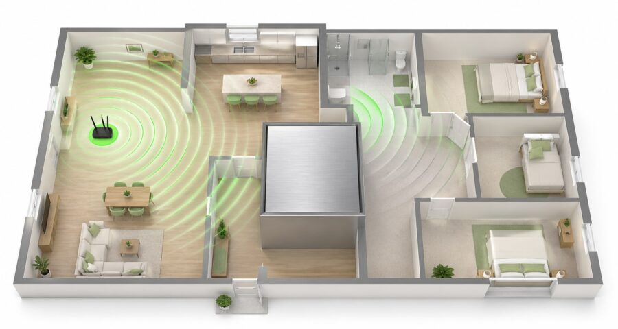 Como o Wi-Fi atravessa paredes mas trava no metal