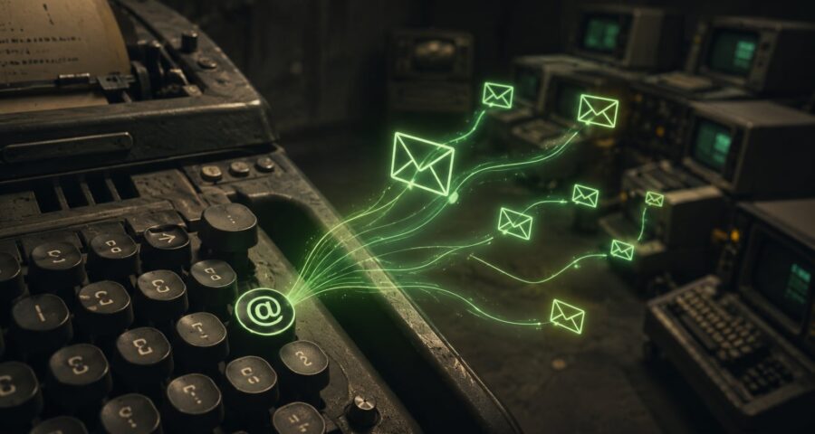 O @ no e-mail: a escolha simples que virou padrão mundial